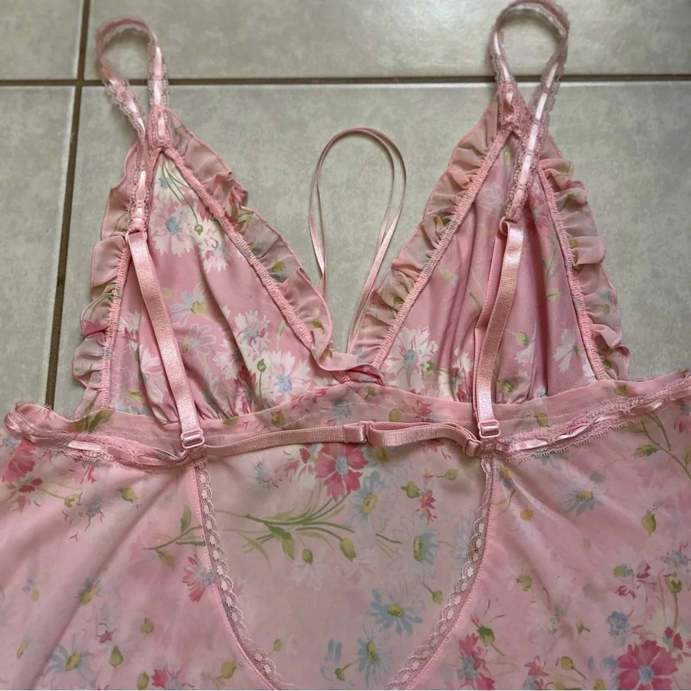 Victoria's Secret fairy's garden sheer babydoll slip dress - Picture 6 of 9